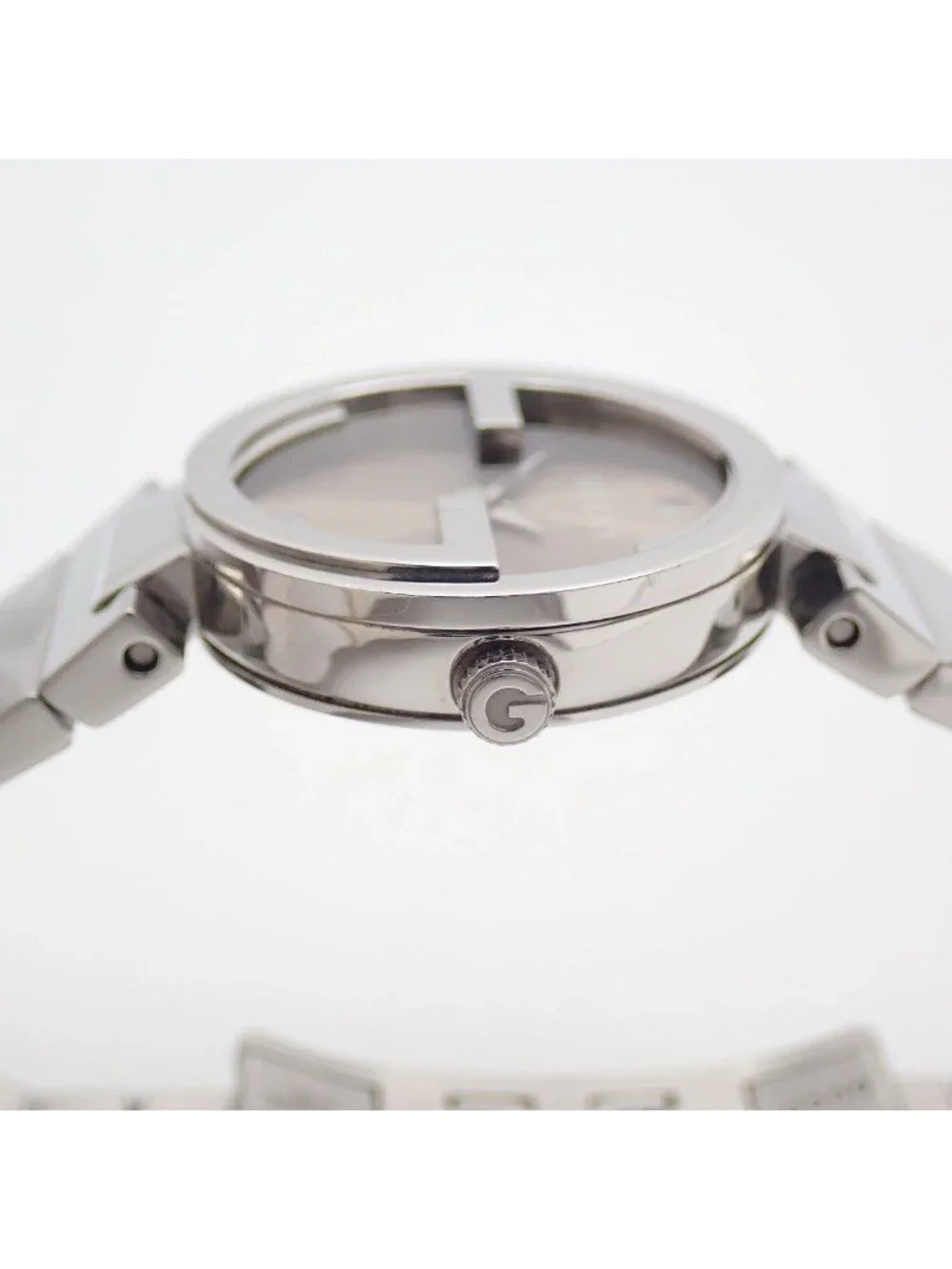 Gucci 133.5 Interlocking Quartz Watch Brown Dial SS Quality